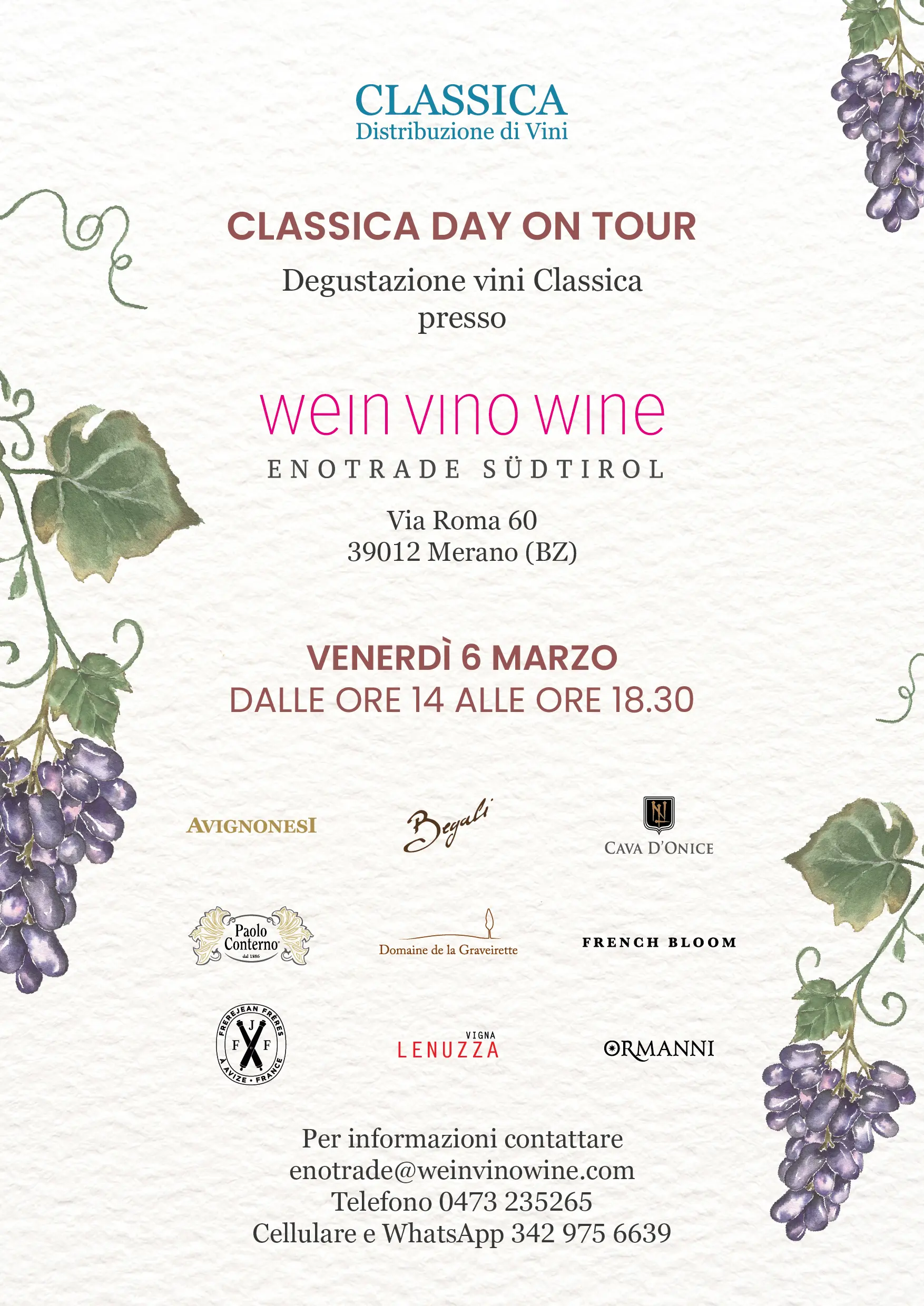 Wein Vino Wein von ENOTRADE ITALIA